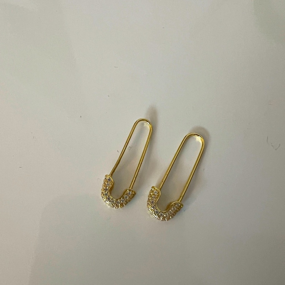 Clothes pin earrings